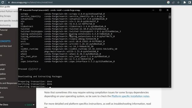 cara install scrapy menggunakan anaconda dan pip #scrapy #python смотреть онлайн
