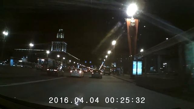 ArtWay AV-513 Пример съемки видеорегистратора (ночь) смотреть онлайн
