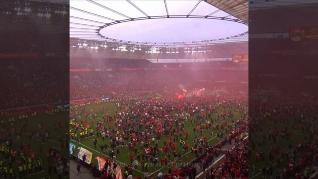 Фанаты Ливеркузенского Баера отпраздновали досрочную победу