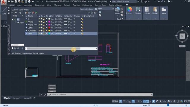 AutoCad - 10 Configuração Layers смотреть онлайн