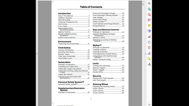 2016 Ford Escape Owners Manual смотреть онлайн