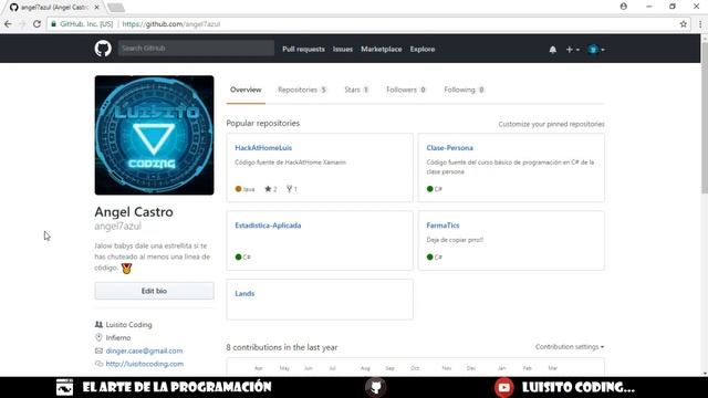 Sincronizar repositorios desde Visual Studio a GitHub смотреть онлайн