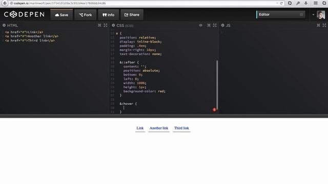 Screencast #11: How to use CSS transforms to create a nice hover effect for links смотреть онлайн