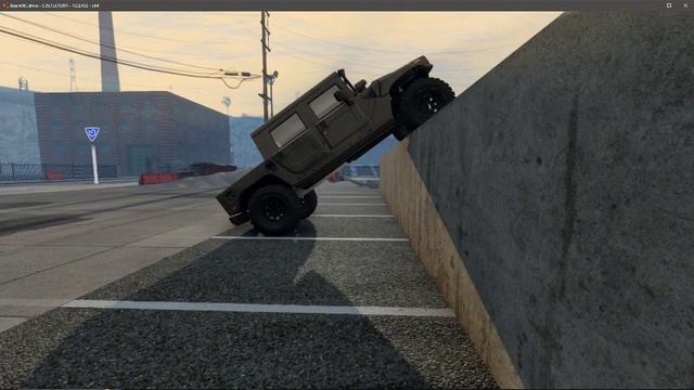 Beamng.drive Hummer H1-alpha Climbing Vertical Wall 1 смотреть онлайн