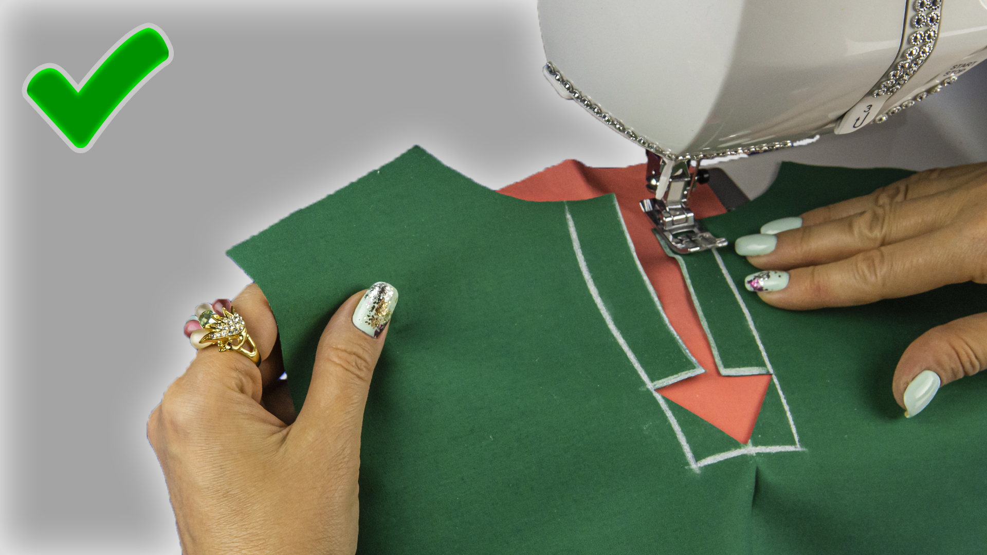 Интересный способ шитья декоративной планки удивляющий своей простотой и качеством смотреть онлайн