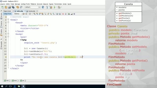 Curso POO PHP #04b - Métodos Getter, Setter e Construtor смотреть онлайн