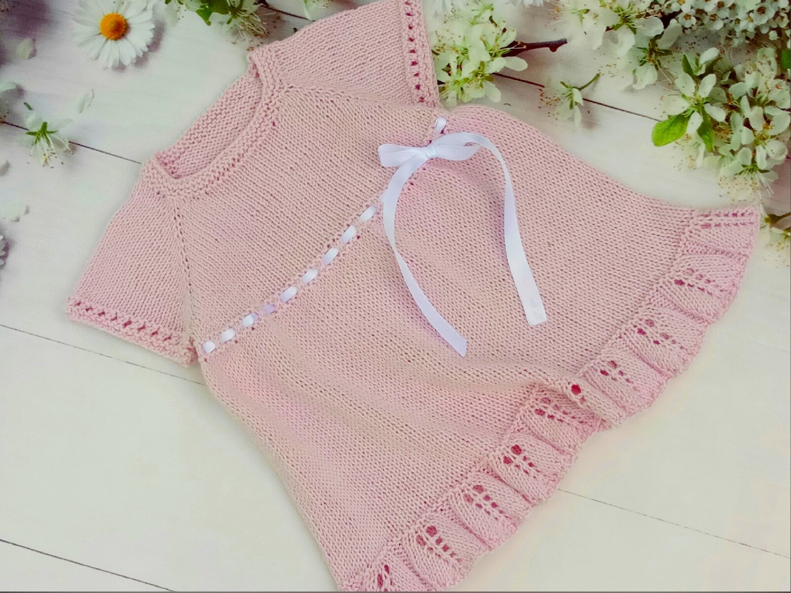 Летнее детское платье - туника для девочки спицами__ Мастер Класс.mp4 смотреть онлайн