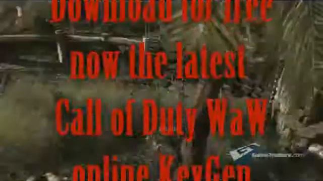 26.10.09 Updated! Download 4 Free now Call of Duty 5 WaW online KeyGen 100% Proof! смотреть онлайн