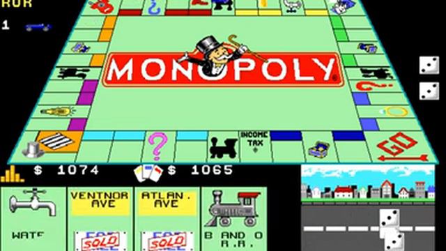 Monopoly (PC/DOS) 1989, Leisure Genius, Virgin смотреть онлайн