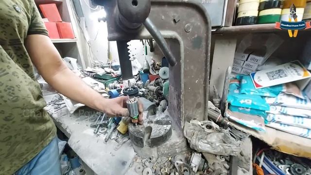 4 inch Angle Grinder armature change || BOSCH 6-100 grinder repairing || #bosch смотреть онлайн
