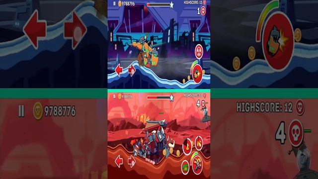 Tank Rex Vs Tank Immortal Gameplay Hills Of Steel Android смотреть онлайн