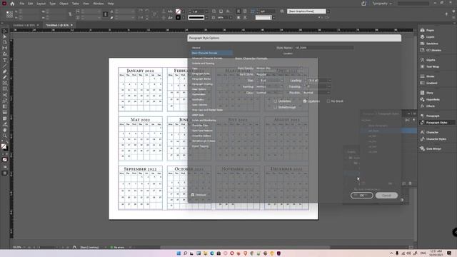 How Create a Calendar in Simple Way in InDesign смотреть онлайн