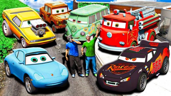 УГНАЛ ВСЕ СЕКРЕТНЫЕ МАШИНЫ ИЗ ТАЧКИ 3 ДЛЯ МУРКИ! МАКВИН, САЛЛИ, ФИЛМОР, ШЛАНГ ГТА 5 МОДЫ РАЙЛЮХА