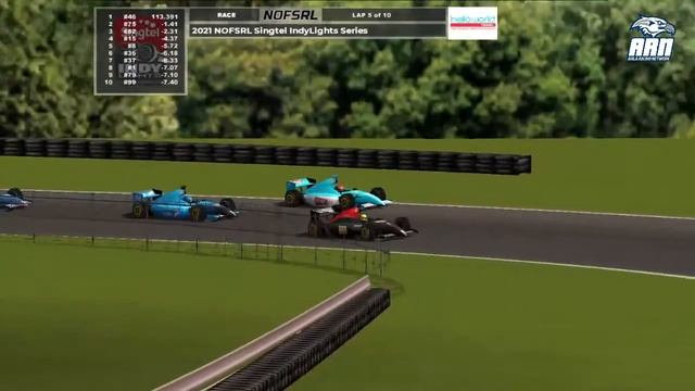 2021 NOFSRL Singtel IndyLights Round 6 of 8 | Lime Rock Race 2 смотреть онлайн