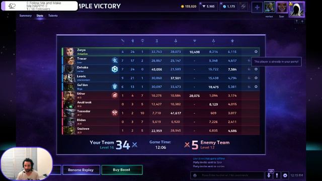 Heroes Of The Storm Zarya Build and Showcase VS AI 20211116 смотреть онлайн