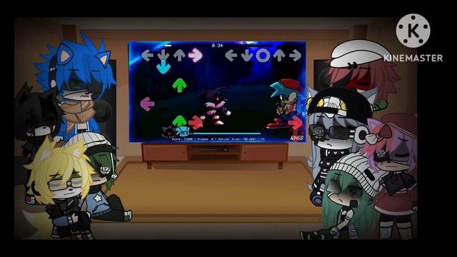 [Oc/Sonic And Friends React to Sonic.Exe Fnf Mod] смотреть онлайн