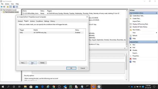 How to schedule your Python Script using Windows Task Scheduler. смотреть онлайн