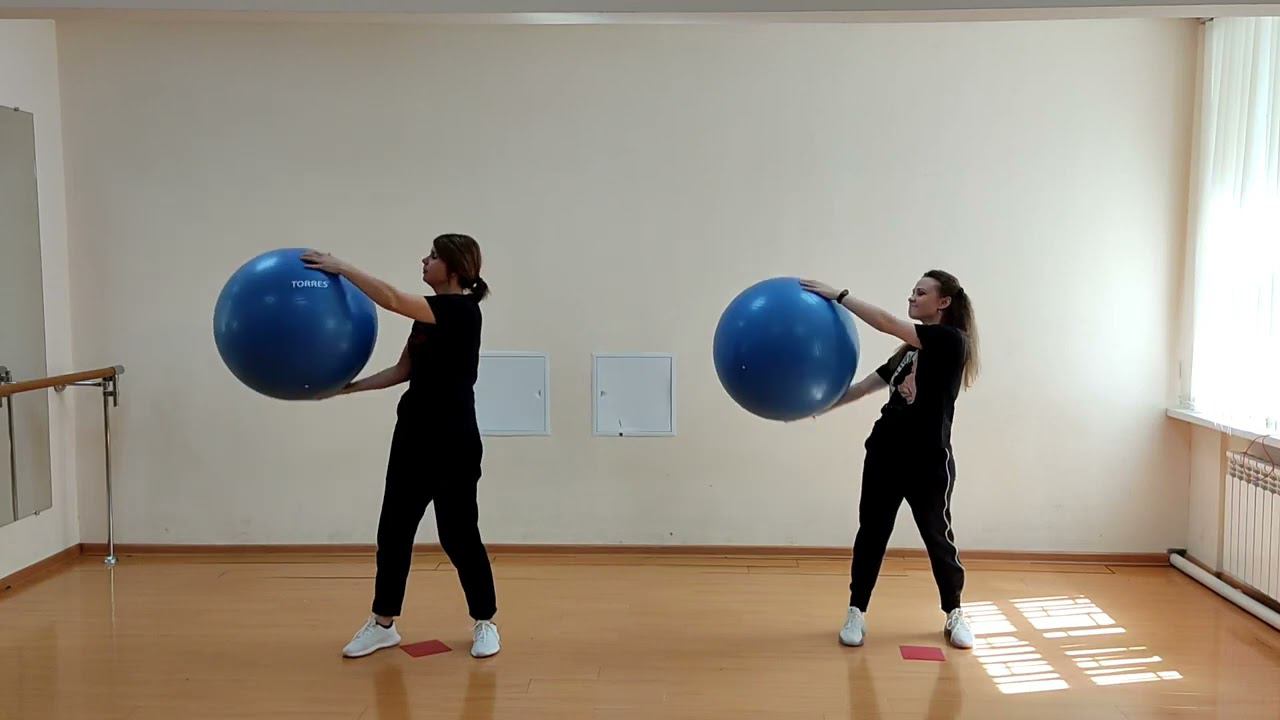 Упражнения с мячом для детей смотреть онлайн