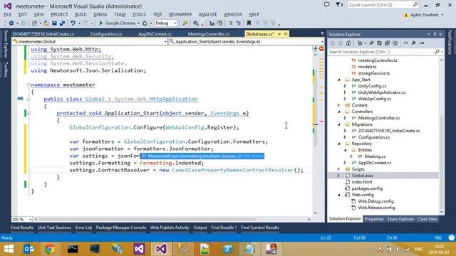 Live coding session 4th session - Backend with WebApi2 and EF Code First смотреть онлайн