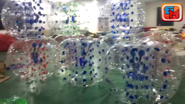 Надувные бамперболы из ТПУ Диаметр 1,5 м от "БатутМастер" смотреть онлайн