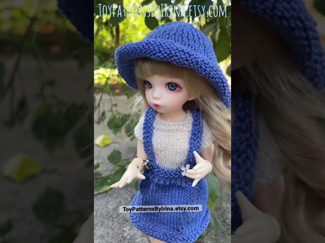 10” BJD knitted outfit (LittleFee 1/6)