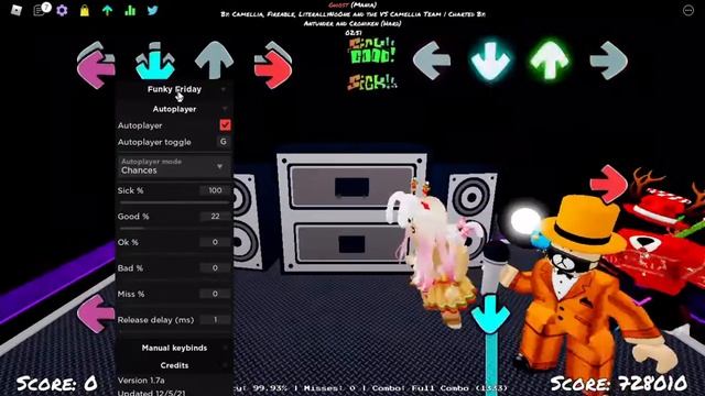 (1st 300 subs special video) Testing Ghost Mania at Funky friday with the hacks смотреть онлайн