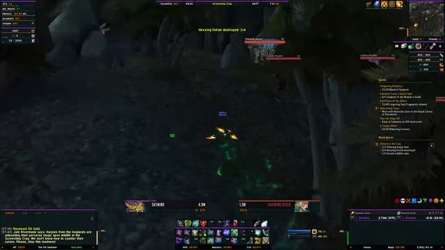Return to the Crag | Quest | World of Warcraft: Legion | Patch 7.3.2 смотреть онлайн