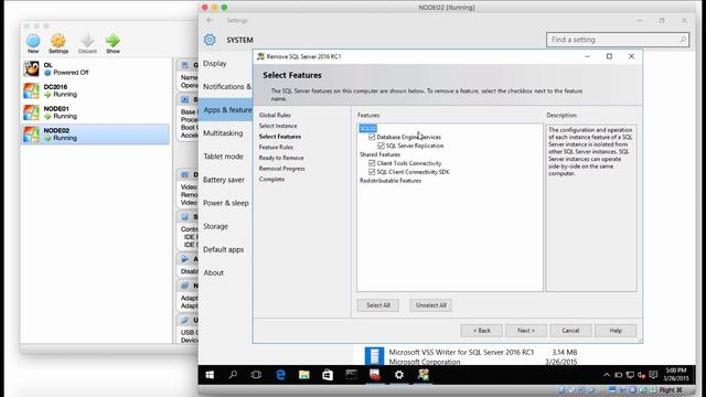 How to Remove / Uninstall SQL Server 2016 instance completely смотреть онлайн