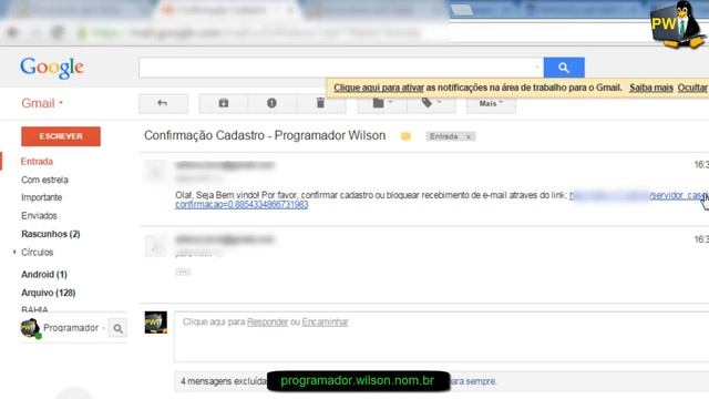 E mail Bloqueado - Testando Programa Server Mail - Java ee - 131 смотреть онлайн