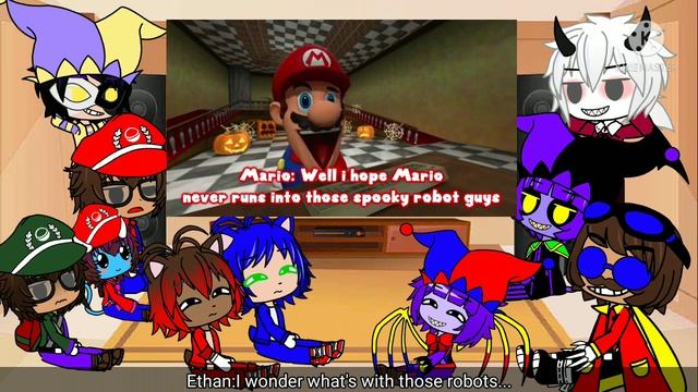 The Ethans + Fandoms React To:Mario Reacts To Spooky Memes & Dies Halfway Through by SMG4(GachaClub смотреть онлайн