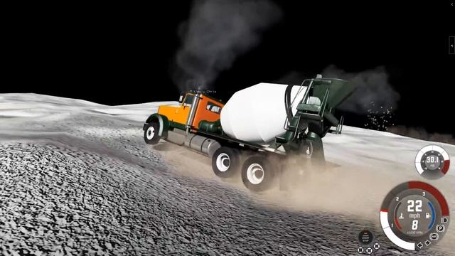 We Went to the Moon and Destroyed Everything in Low Gravity in BeamNG Multiplayer! смотреть онлайн