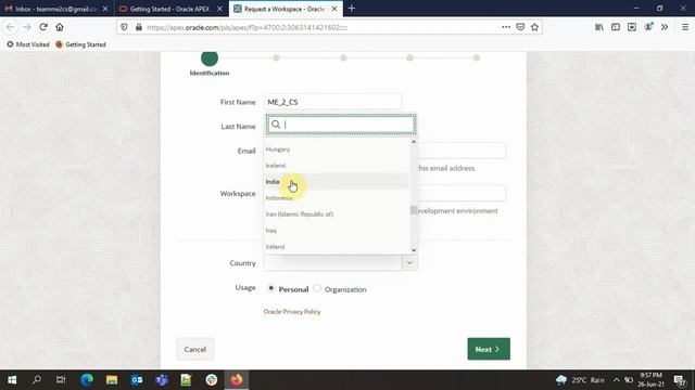 Requesting Workspace in Oracle Apex | Oracle Apex Workspace смотреть онлайн