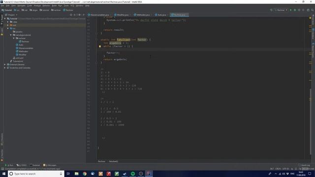 JAVA FOR BOTS #05 ✪ For- und While Schleifen - Fakultät berechnen смотреть онлайн