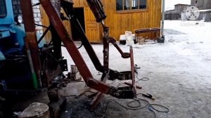 Кун на трактор Т-40 на навеску. Часть 3.