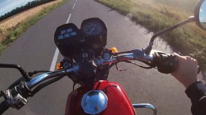 ИЖ ЮПИТЕР 5 против Lifan 150 повторный замер максимальной скорости на иже. ЗАРУБА. 120 км/ч