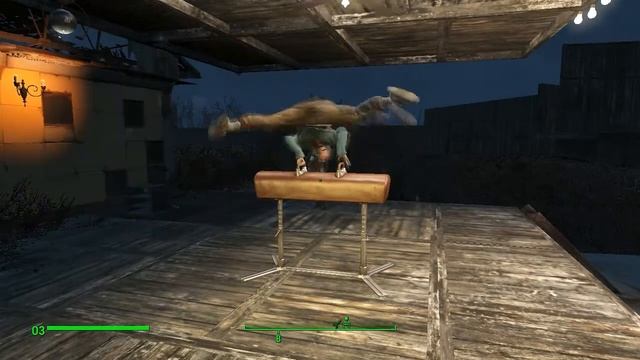 Fallout 4 Матушка Мёрфи на тренажёре 'Гимнастический конь' в Сэнкчуари смотреть онлайн