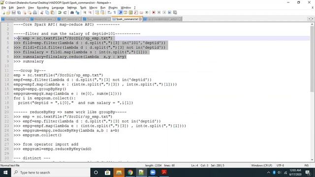 05_Apache Spark Tutorial in Python ( PySpark ) смотреть онлайн