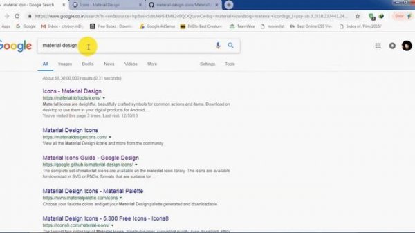 How to use Material icons in photoshop | Font icons