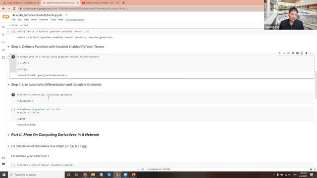 Episode 45. Introduction To PyTorch Using Google Colab смотреть онлайн