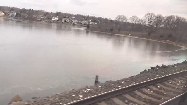Trip on Acela Express #2150. Highlights and complete high speed ride New Haven-Boston. 1/19/22 смотреть онлайн