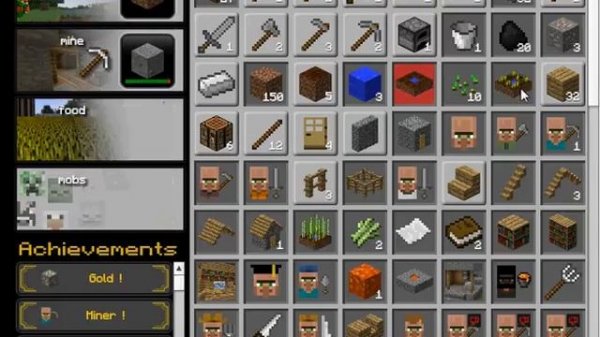 По мотивам МайнКрафт Minecraft квест собирай капай Grind Craft