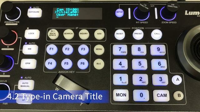 [Install] VS-KB30 Camera Controller How to Setup PTZ camera by ONVIF | Lumens ProAV смотреть онлайн
