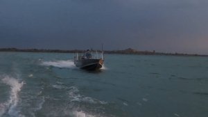 Алюминиевый катер Казбот 42 с мотором 30л.с.