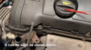 Peugeot 207 Engine Oil Level Dipstick Location
