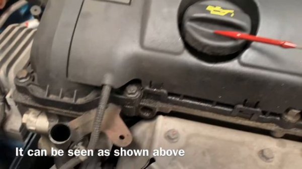 Peugeot 207 Engine Oil Level Dipstick Location