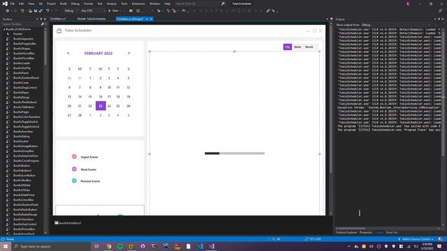 Modern Event Planner / Scheduler - C# WinForms with Database смотреть онлайн