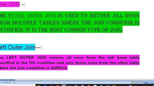 ALL JOINS In One Video |CROSS INNER, LEFT, RIGHT,SELF JOINS in #MySQL #SQL ||SQL ALL IN ONE COURSE смотреть онлайн