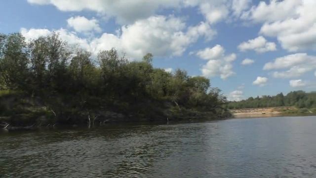 Р. Унжа, последние дни лета. 2018 г.