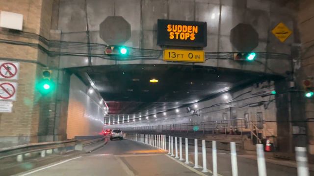 4k Driving Manhattan NYC To New Jersey, via Lincoln tunnel🗽 смотреть онлайн