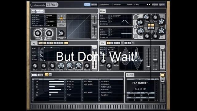 Z3ta+2 Demo - 250 New Patches смотреть онлайн
